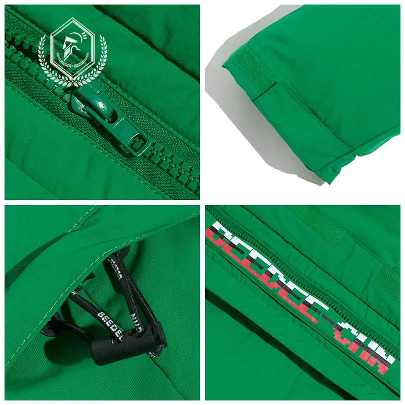 Мужская модная свободная однотонная флисовая тяжелая куртка повседневные парки