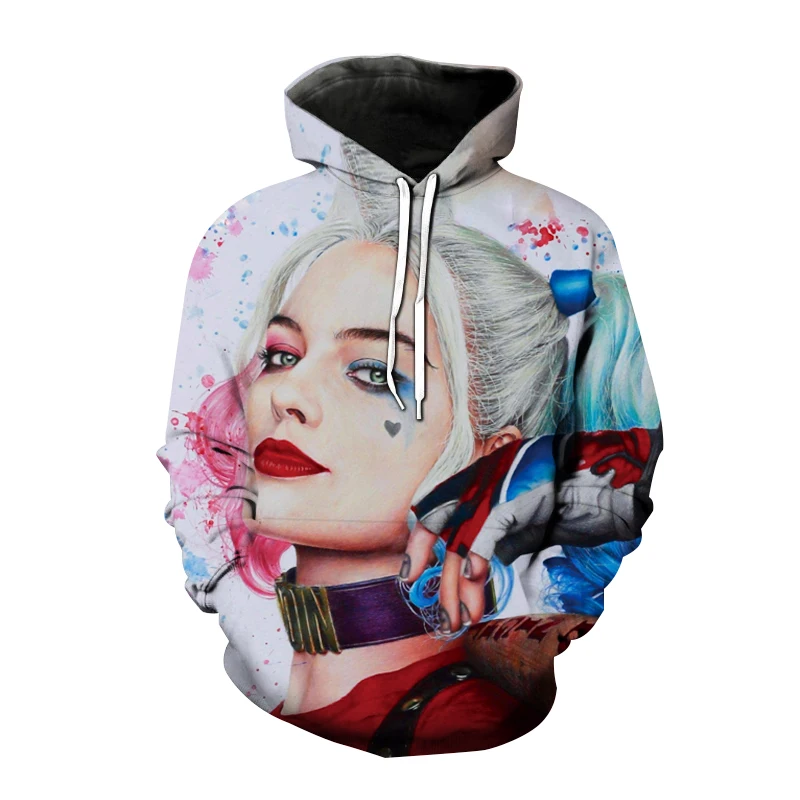 

3d Printing Men's And Women's Children's Hoodie Movie Suicide Squad Sweatshirt Fashion Pullover Hip-Hop Top Coat
