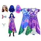 Костюм для косплея для девочек, пурпурное платье 3, костюм для косплея, Детский костюм для Хэллоуина с 3D принтом, карнавальные костюмы для девочек