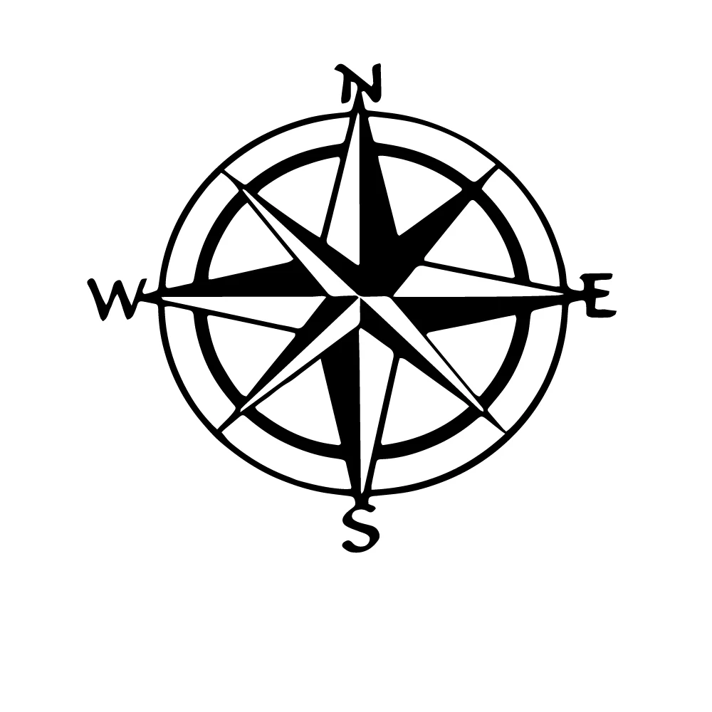 Кузова автомобиля компас виниловые наклейки на машину для авто ноутбук двери и