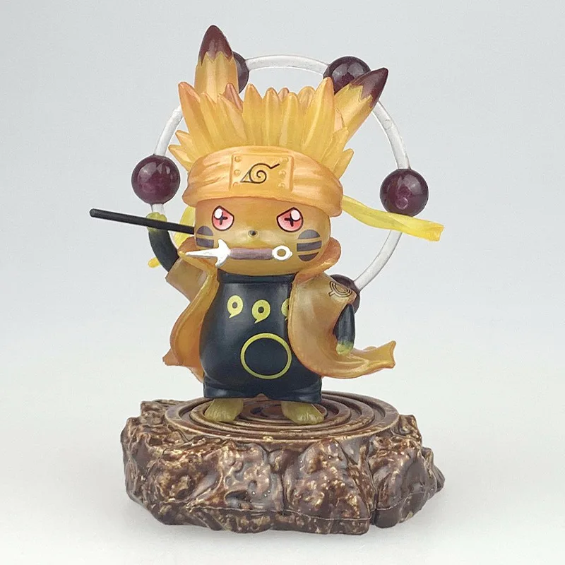 

Fantasy Figurines Action Figure Model Toy Pokemon Pikachu COS Uzumaki NarutoUchiha Madara Gifts for Children