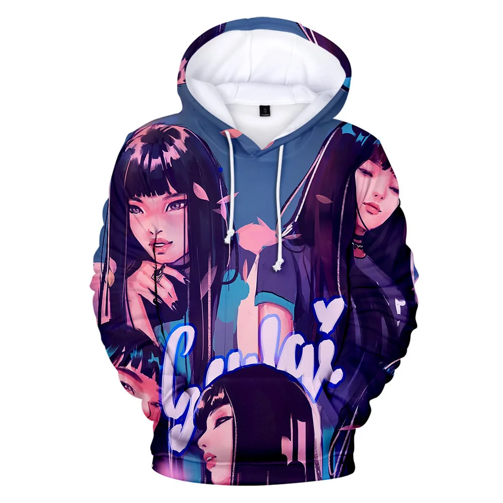 

2020 New 3D Print Red Velvet Sweatshirt Streetwear High Quality Fashion Casual Tracksuit Loose Sweatshirt Men/Women Pullover