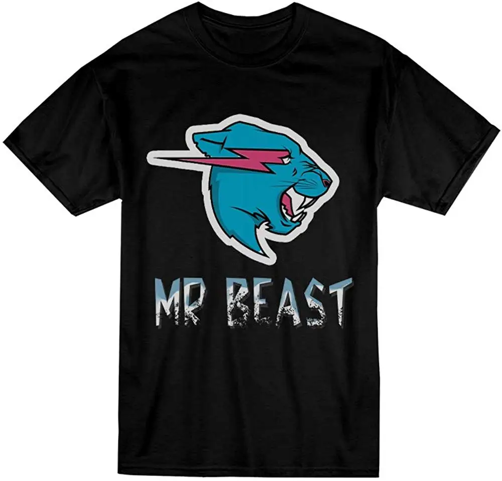 Футболка Mr Beasts подарок для мужчин и женщин футболка (черная S) унисекс мужская