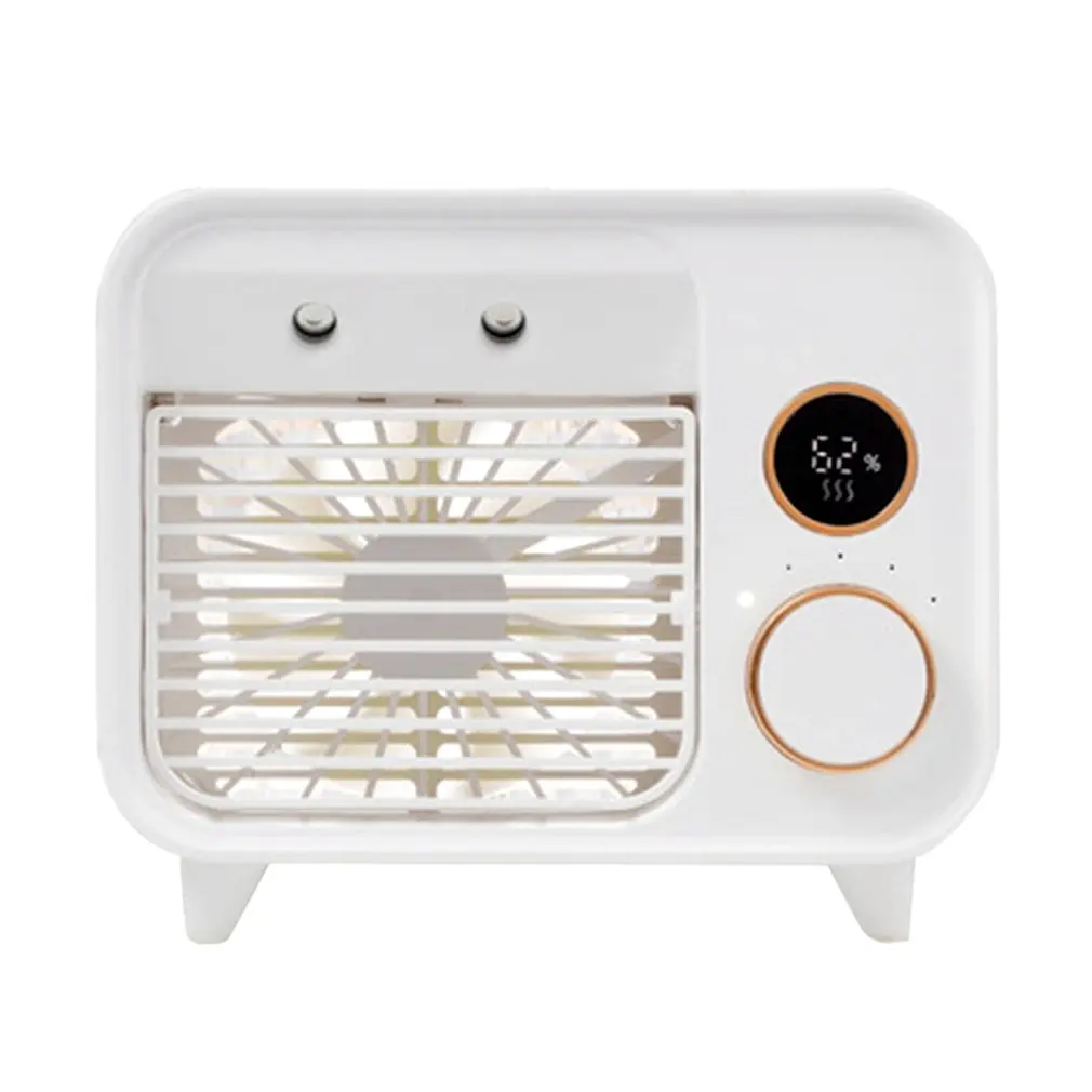 

Портативный вентилятор для кондиционера, светодиодный ный охладитель со светодиодсветильник кой, 5 скоростей, мини-вентилятор охлаждения, ...