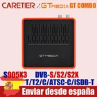 1 шт. 2021 GTmedia GT Combo Smart DVB TV Box Android 9,0спутниковый ТВ-приемник T2,S2X, карта CAH.265 10 битТВ-приставка