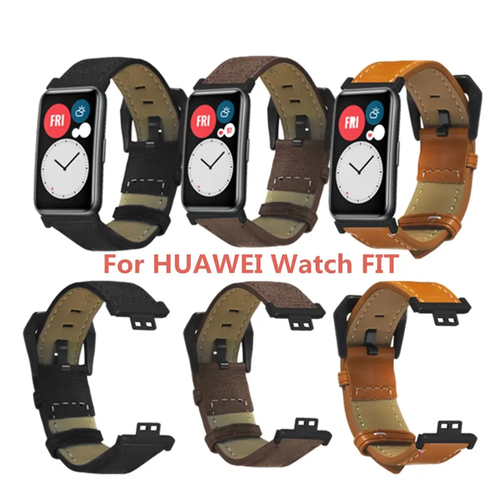 

Replacement Silicone Strap For Huawei Watch Fit Original SmartWatch Band Accessories 2021 Colorful WristBand Bracelet