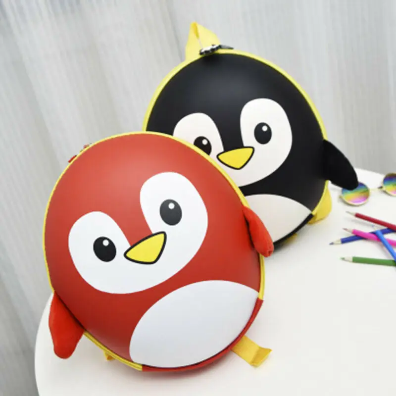 Детский мини-рюкзак в виде милых мультяшных пингвинов и яиц школьный рюкзак для