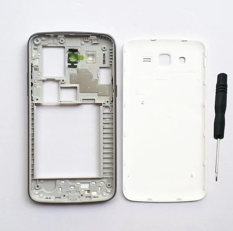 Оригинальный новый корпус средняя рамка с крышкой батареи задняя дверь для samsung
