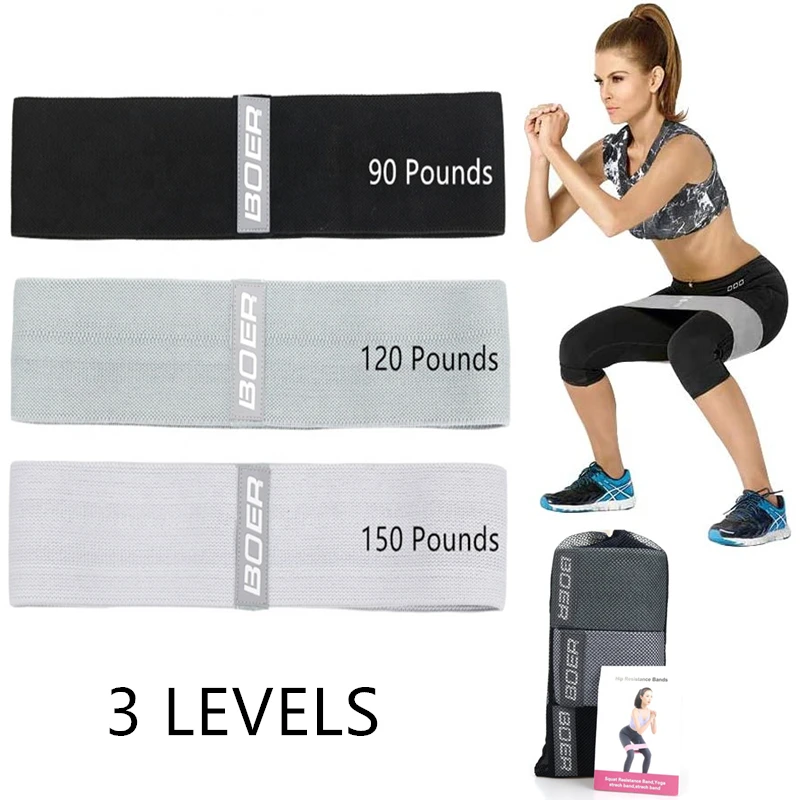 3 упаковки тянущиеся круглые ленты-трофеи для фитнеса тренажерного зала