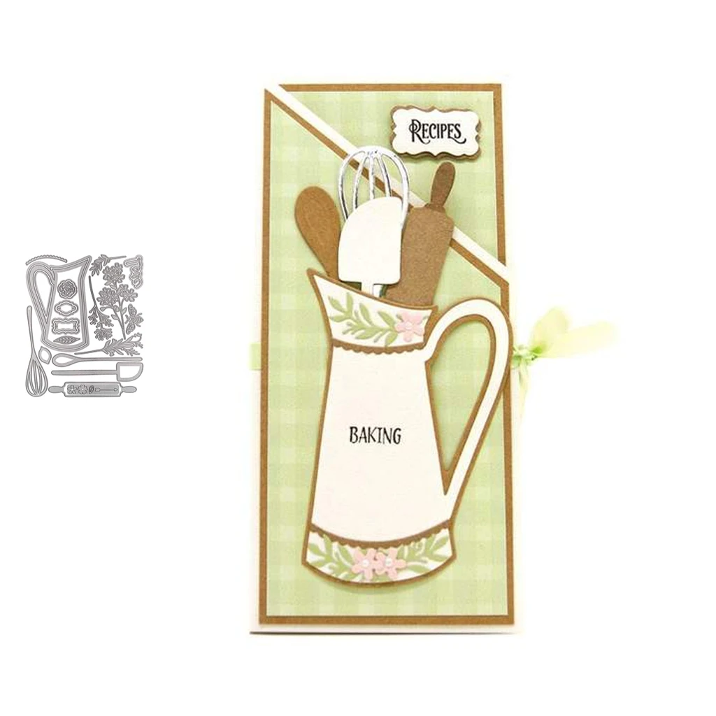 

JC Kitchenware Bottle Metal Cutting Dies for Scrapbooking DIY Craft Mold Stencil Handmade Tool Paper Card Make Template Decorate