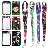 md625 dmlsky anime funny hard staff identification name badge id card access exhibition card with lanyards