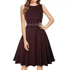 Элегантное женское банкетное платье с цветочным принтом, однотонное платье-миди без рукавов с завышенной талией, трапециевидного силуэта, для свадебной вечеринки