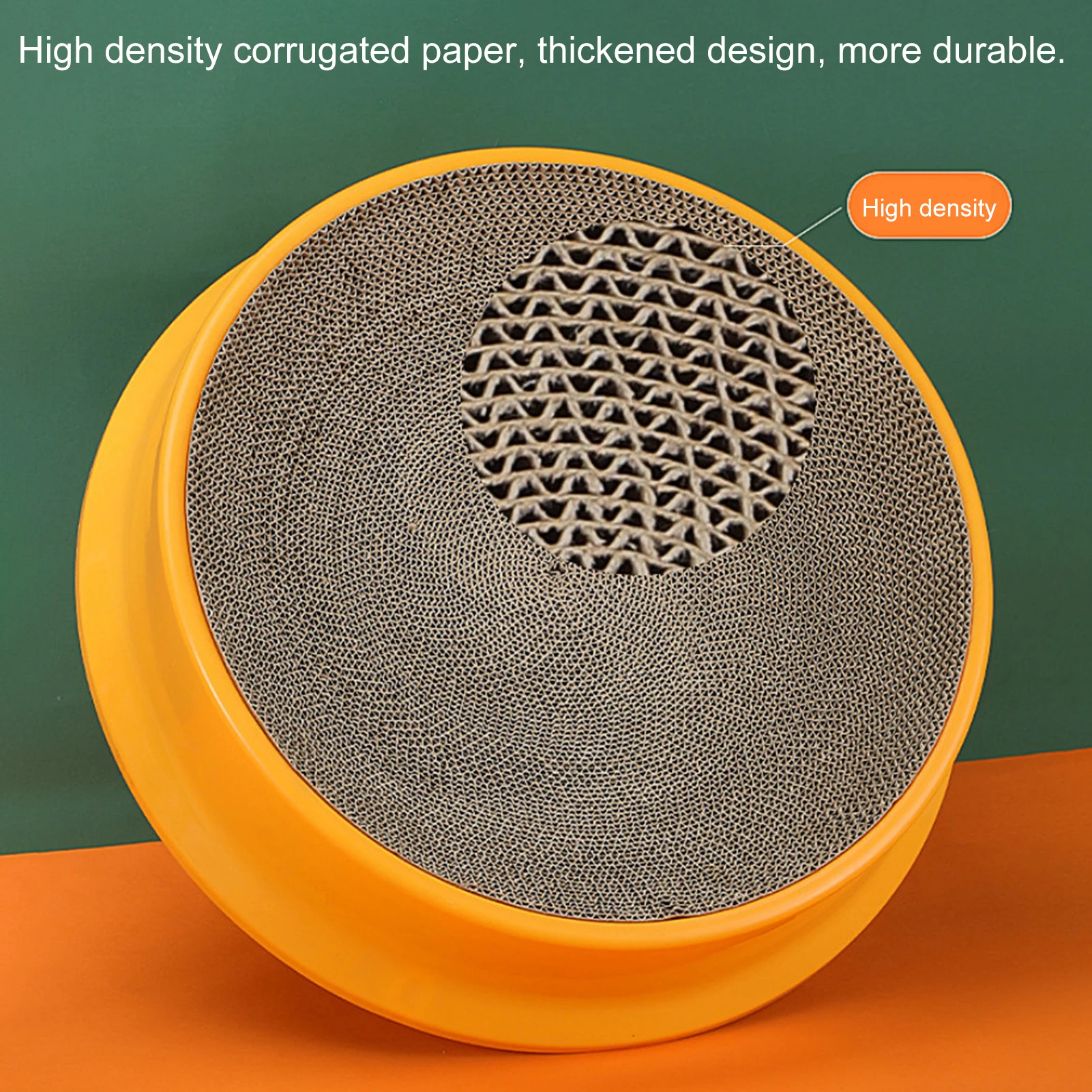 Игрушка для кошек из гофрированной бумаги Интерактивная Когтеточка с подъемом и