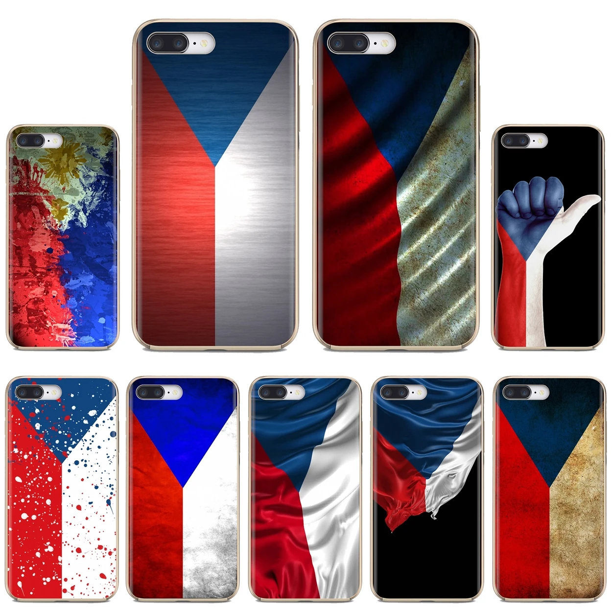 Флаг Чехии Национальный Баннер для Samsung Galaxy Note 2 3 4 5 8 9 S2 S3 S4 S5 Mini S6 S7 Edge S8 S9 Plus