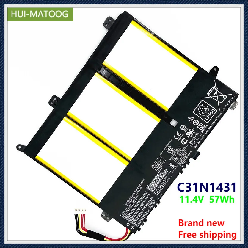 Аккумулятор C31N1431 для ноутбука ASUS R416N R416S E403S E403SA E403NA E403N 11 4 в 5000 мАч 57Wh|Аккумуляторы