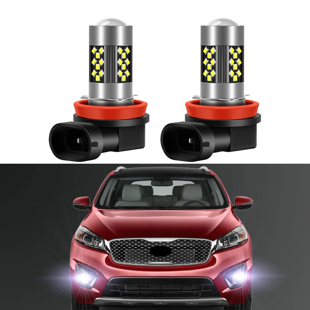 

2Pcs LED Fog Lamp Bulbs For Kia Sorento 2014 2015 2016 2017 2018 2019 2020 Front Fog Light Bulb Fit Sedan Coupe Hatchback