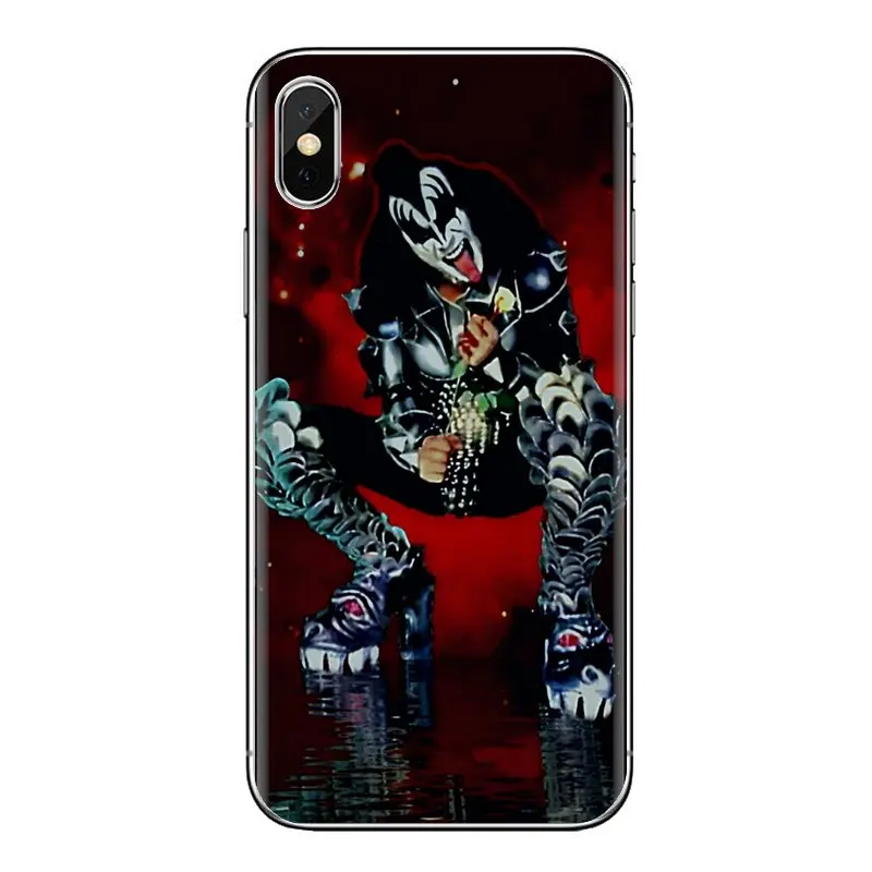 Рок-Группа Kiss USA для iPod Touch Apple iPhone 4 4s 5 5S SE 5C 6 6S 7 8 X XR XS Plus MAX мягкие прозрачные чехлы |