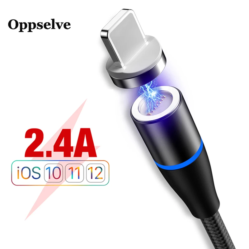 Oppselve магнитные кабели для быстрой зарядки iPhone 11 Pro Max X XS MAX XR 8 7 6 S 5A зарядное