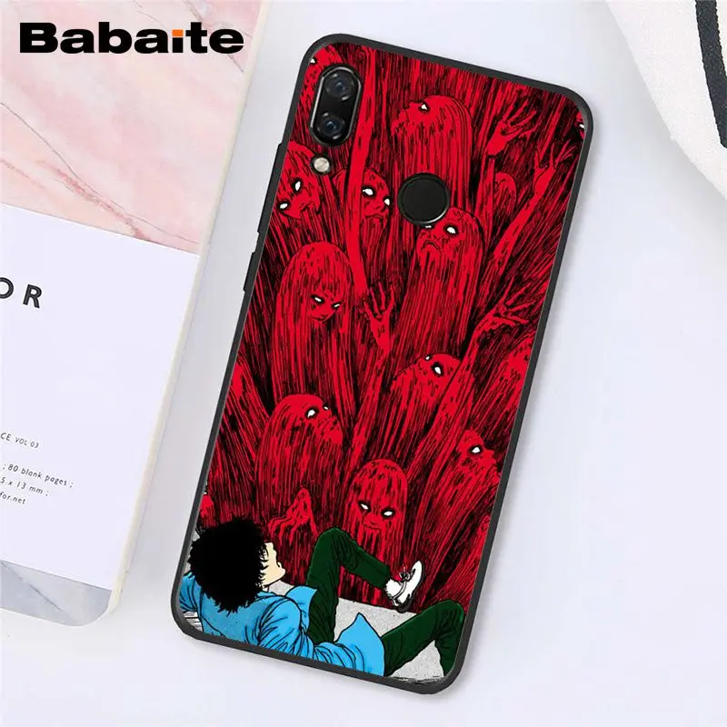 Babaite Джунджи Ito футболки ужас чехол для телефона для Xiaomi Redmi8 4X 6A S2 Go Redmi 5 5Plus Note4 5 7 Note8Pro