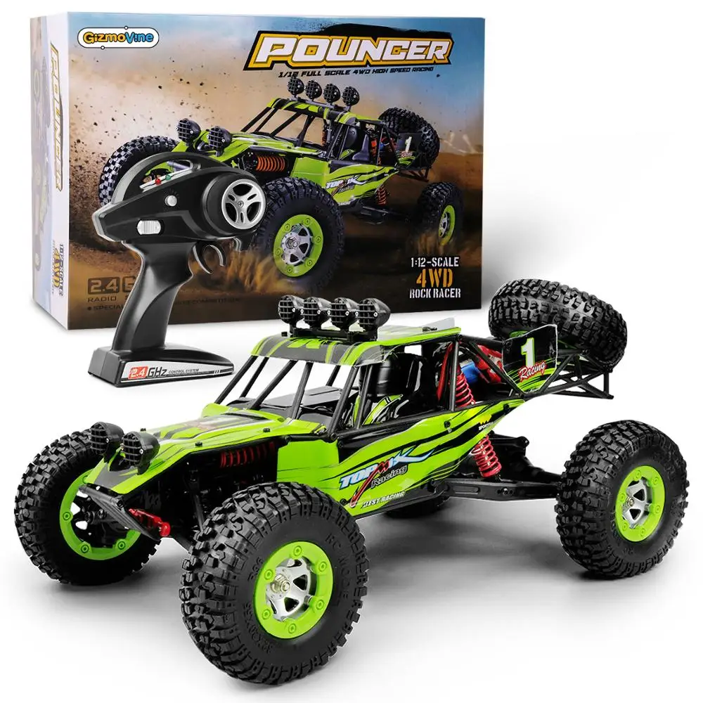 Радиоуправляемая машина 1/12 масштаб 40 км/ч высокая скорость 2 4G 4WD RTR Rc Внедорожник