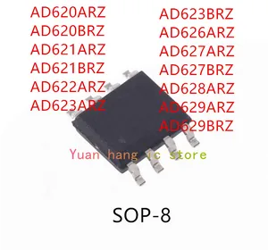 10PCS AD620ARZ AD620BRZ AD621ARZ AD621BRZ AD622ARZ AD623ARZ AD623BRZ AD626ARZ AD627ARZ AD627BRZ AD628ARZ AD629ARZ AD629BRZ IC