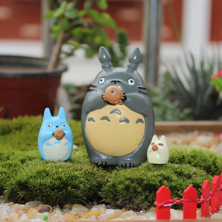 Cute Anime Mirror Birthday Gift Car Decoration Accessories Coche Home Gardening decoration micro landscape ornaments | Дом и сад