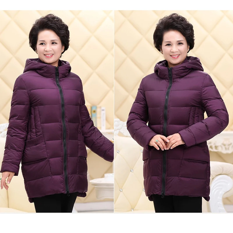 

Jacket Woman 2020 Winter Brand Parkas White Duck Down Coat Light Jacket daunenjacke frauen Warm Jackets Plus Size 5XL