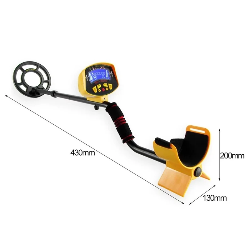 

MD3010 Ground Searching Metal Detector Portable Nugget Finder 1-1.5M Gold Silver Detector Treasure Hunting Tool