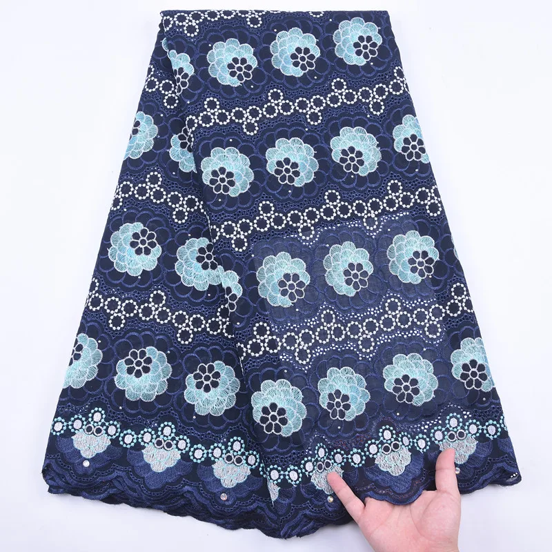 Темно-синяя африканская кружевная ткань 2020 высококачественное элегантное