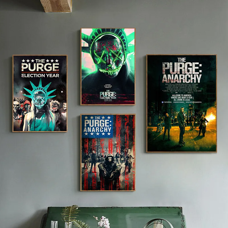 

Плакаты из фильма «чистый анархий», Настенная картина, печать на холсте, плакаты для украшения дома