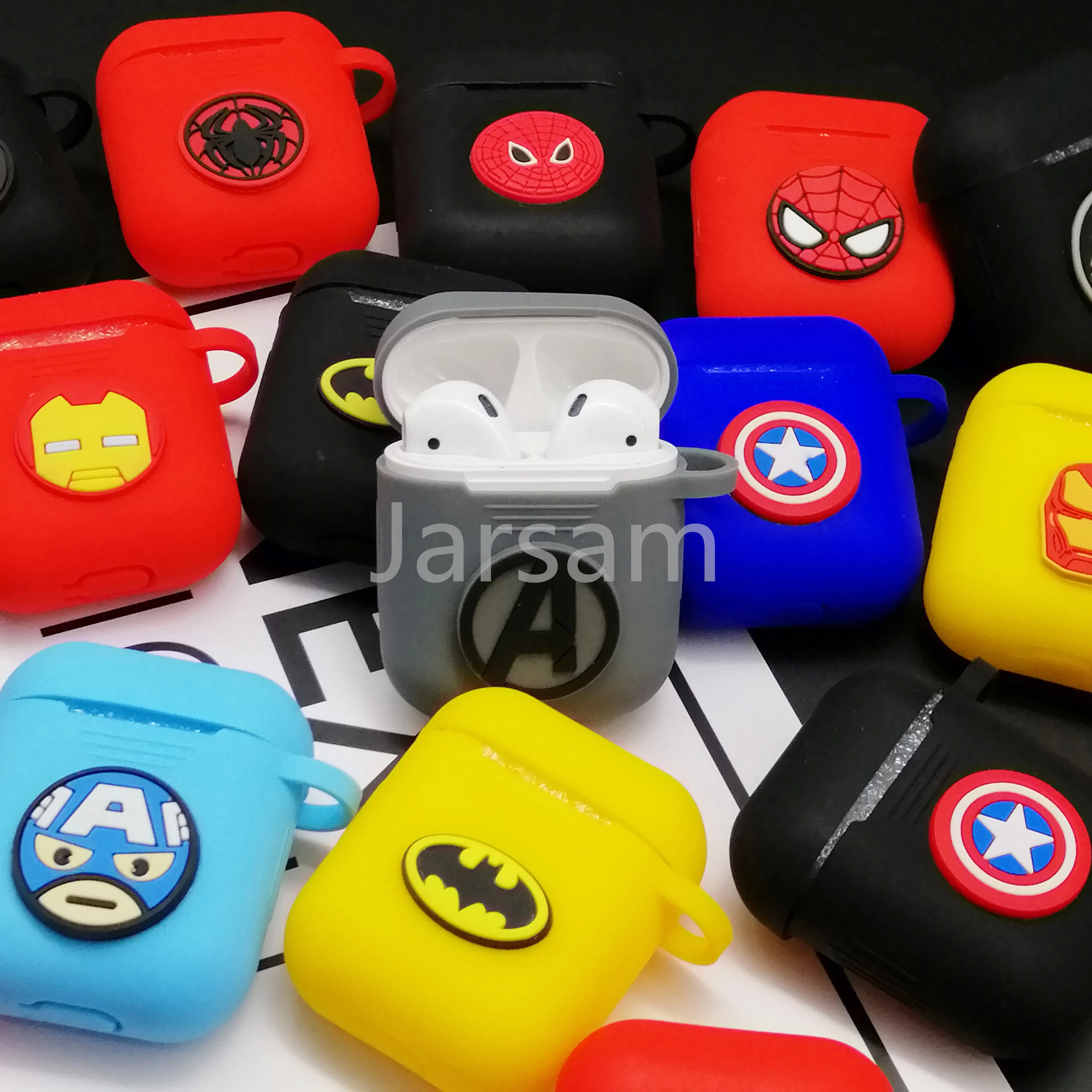 Популярный мультяшный беспроводной Чехол для наушников для Apple AirPods, силиконовый чехол для зарядки наушников s для Airpods 2, защитный чехол