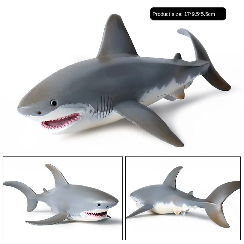 Реалистичная детская игрушка 18 см коллекционные игрушки в виде акулы модель
