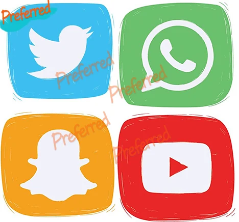 

Hot Sticker with Instagram Facebook Social Media Icon Decal Motocross Racing Laptop Helmet Trunk Wall Vinyl Car Sticker