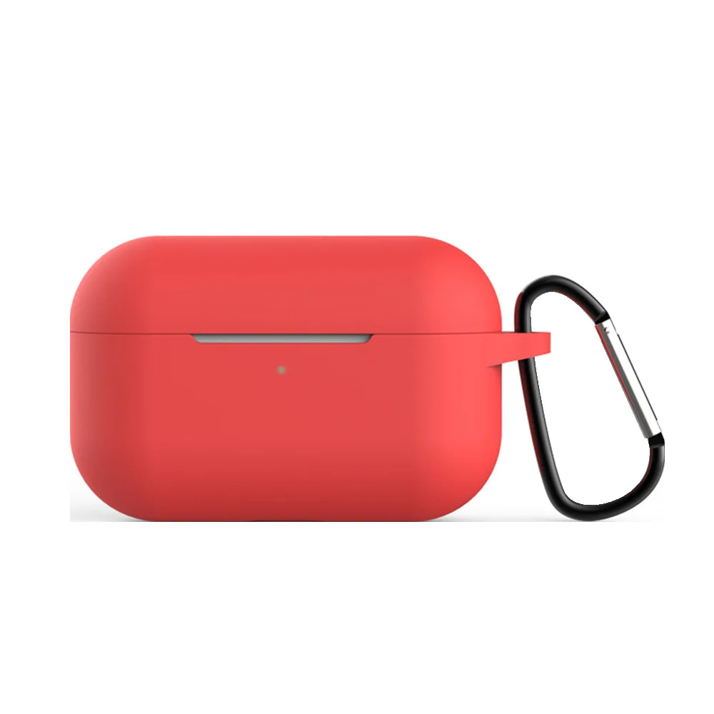 R-Red Ultrathin Case for Airpods Pro Silicone Bluetooth Wireless Earphone Case for Air pods Pro Protective Case for Apple AirPods Pro - Цвет: R-Red