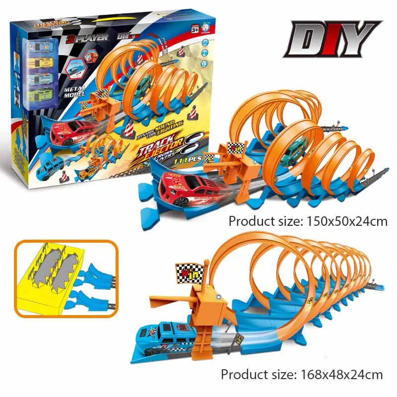 Hot Wheels Wild Big Monster Trucks, Voiture De Compétition Sur Piste,  Jouets Pour Garçons, Roue De Pied, Cadeaux Pour Enfants - Trilhos Para  Carros E Bicicletas - AliExpress