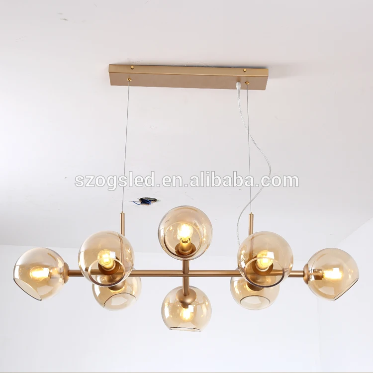 Креативная художественная стеклянная Современная подвесная люстра сделай сам