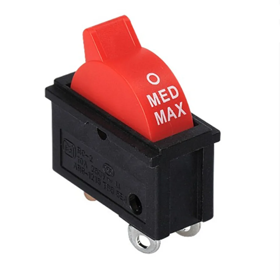 2 шт. 3-контактный переключатель SPDT 10 А 250 В 3 позиции