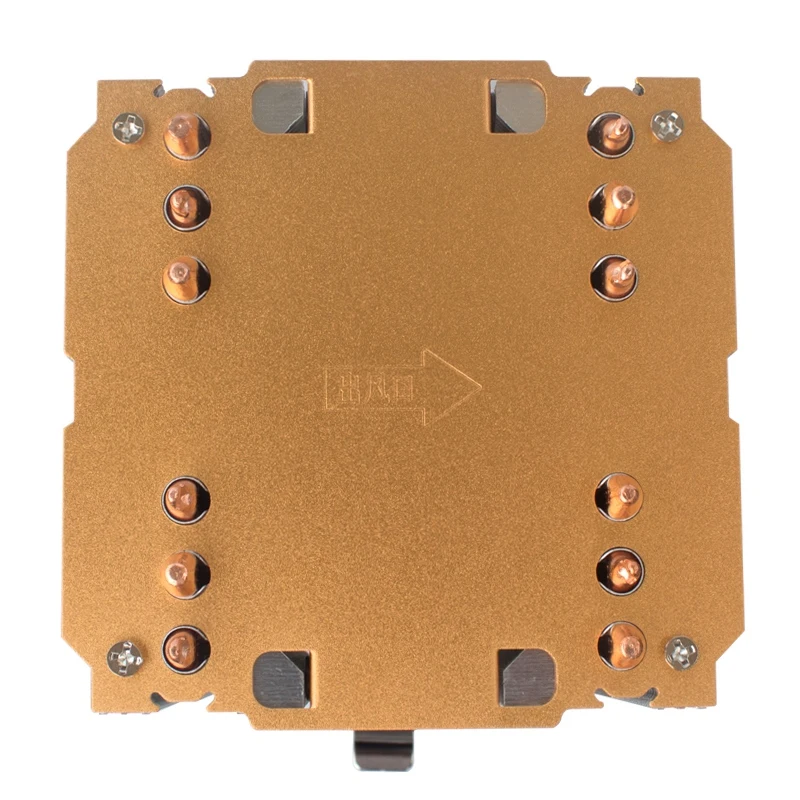 

LANSHUO 6 Copper Tube CPU Radiator Mute 775Amd1155 Color Lamp CPU Fan 1366 Desktop Computer Universal