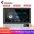 Автомагнитола Camecho на Android 8,1, с GPS-навигацией, мультимедийным проигрывателем 7 дюймов, 2 Din, для Volkswagen, Nissan, Hyundai, Kia, Toyota, Ford