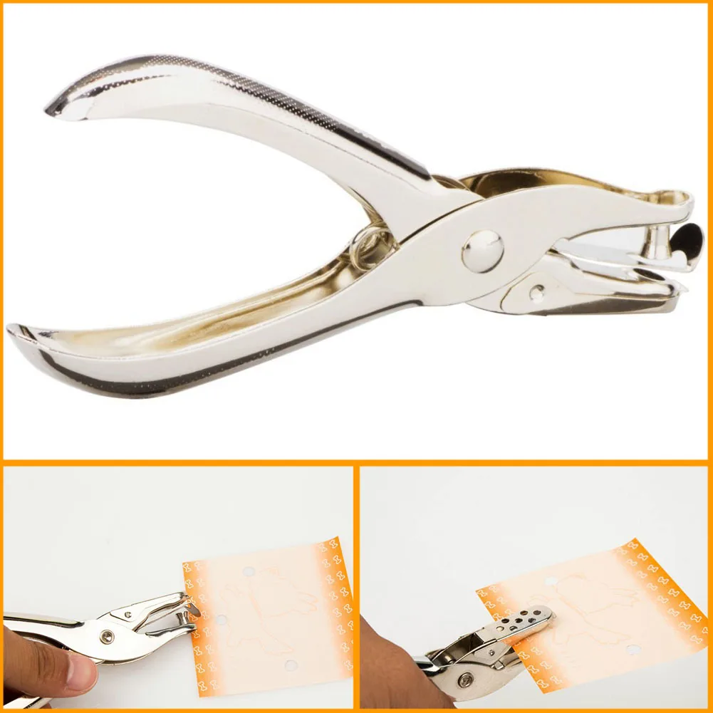 Single Hole Puncher Hand Paper Punch Useful | Канцтовары для офиса и дома