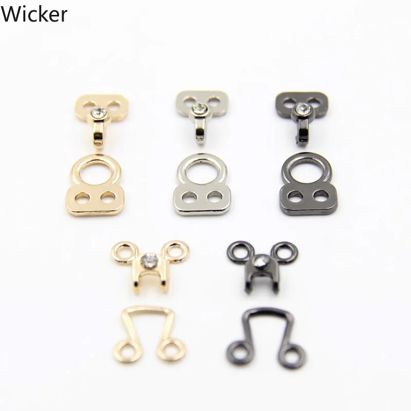 10 парт/лот застежка Пряжка из цинкового сплава комбинированные пуговицы