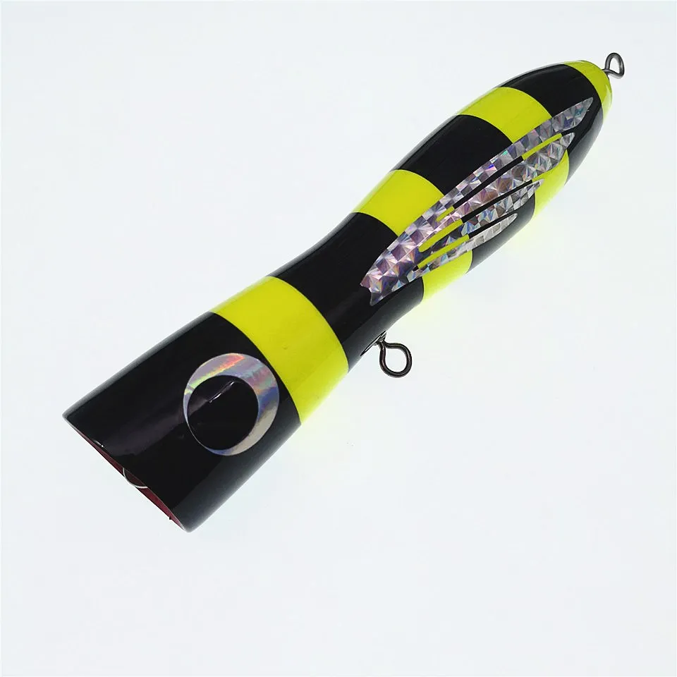 

Деревянная Приманка Swolfy 1 шт. 180 мм, Поппер для рыбалки, Топпер, ручная работа, приманки для троллинга, поверхностные попрыгивающие приманки, ...