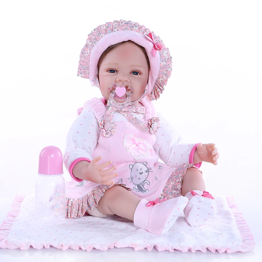 

Реалистичная кукла реборн NPK 50 см, мягкая силиконовая Мягкая Реалистичная кукла-младенец, игрушка, этническая кукла для детей, подарок на де...