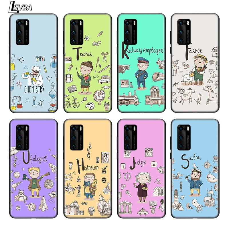 Чехол для телефона с изображением учителя Huawei P Smart S Z Pro Plus 2018 2019 2020 2021 Mate 20 20X 5G 30 lite