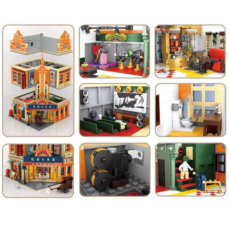 Детский конструктор модель MOC Детская развивающая игрушка Рождественский