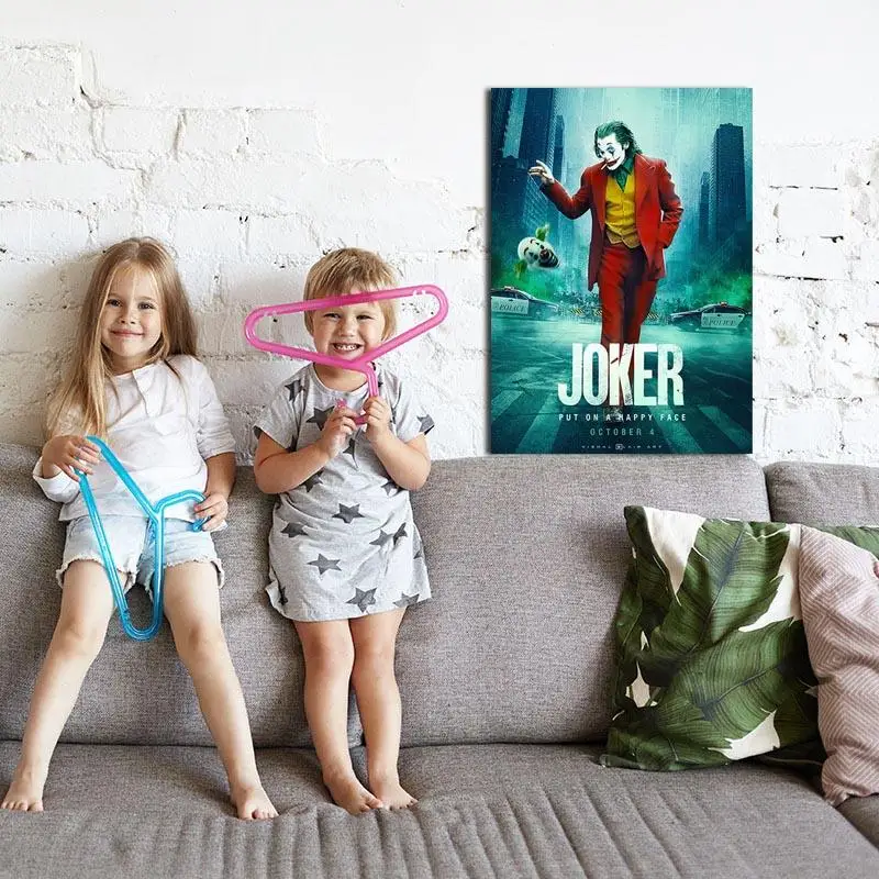 Goede Joker Movie Poster Olieverf Posters En Prints Muur Decor Voor Woonkamer Canvas Schilderij Wall Art Foto Huisinrichting 5Y