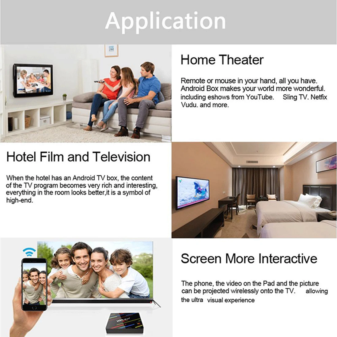 H96 MAX Plus TV Box Android 9.0 4GB RAM 64GB ROM RK3328 H.265 4K for Youtube Smart H96MAX | Электроника