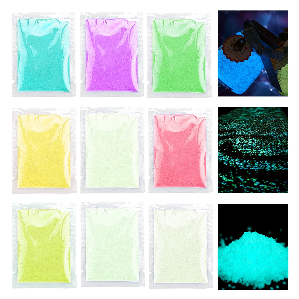 10 г/пакет светящийся аквариумный песок зеркальный декоративный украшение для