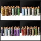 42 вида бусин из натурального камня, маленькие стеклянные бусины, модные маленькие украшения, украшения для бутылок, подарок