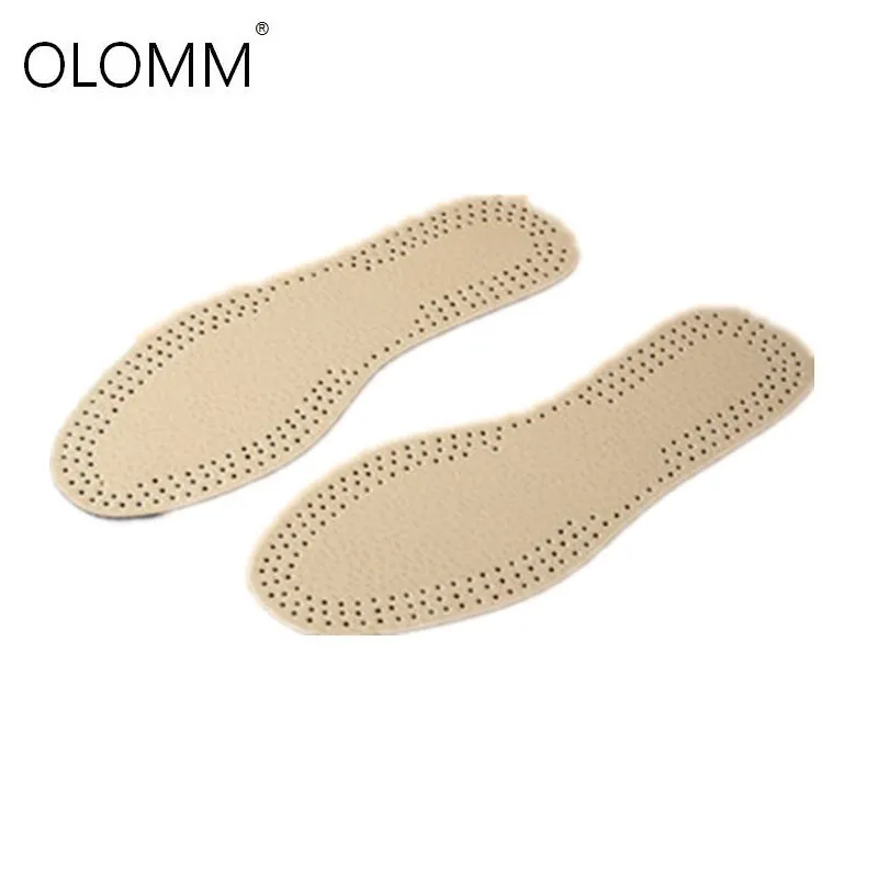 Ultra Thin Breathable Deodorant Leather Insoles Cowskin Instantly Absorb Sweat Replacement Inner Soles Shoes Insole Pads